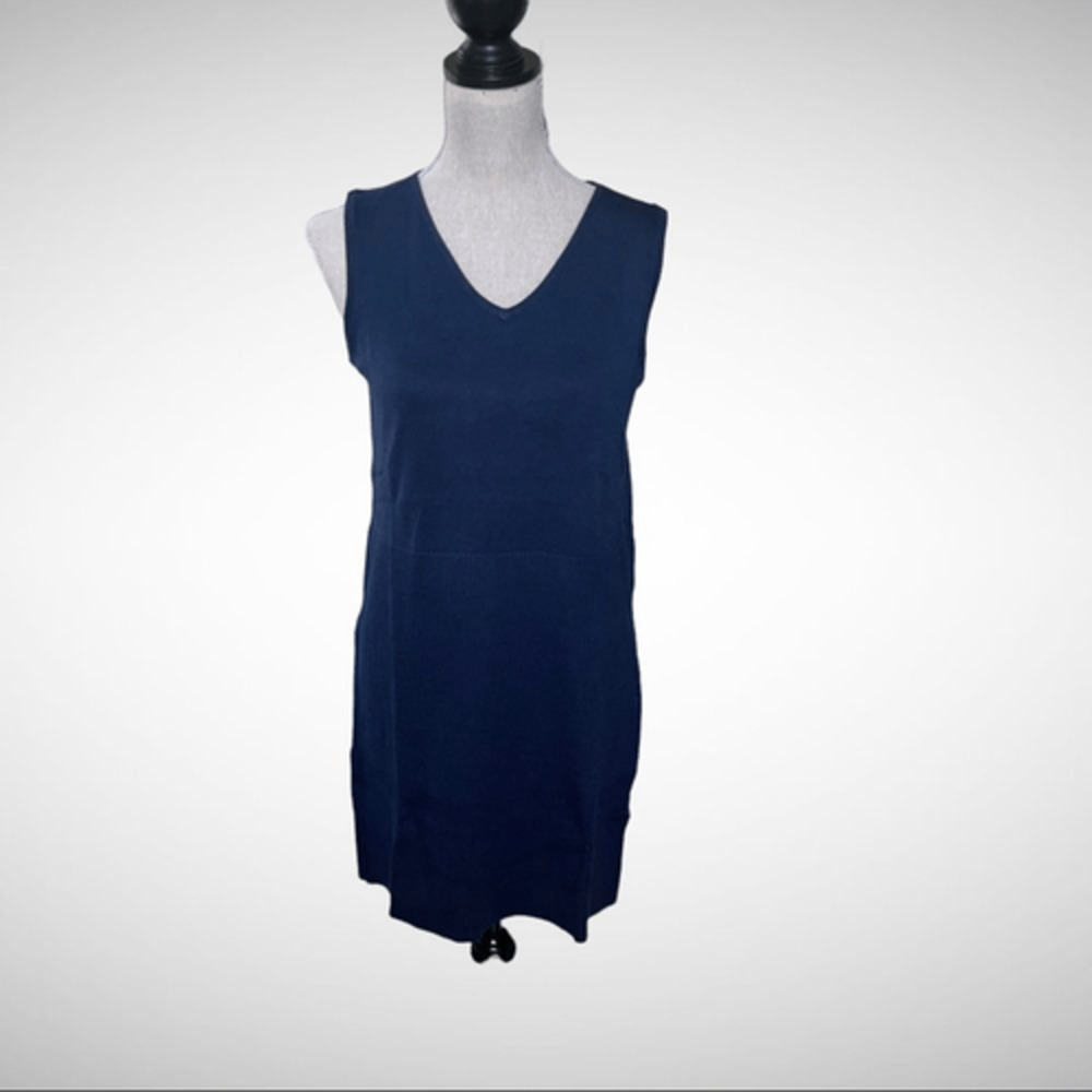 H by Halston QVC Sleeveless V-Neck Tunic with Slits New without Tags Size Small